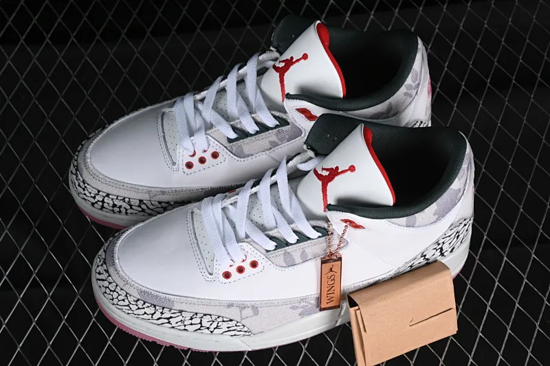 All categories Air Jordan Jordan series basketball shoes Air Jordan 3 Air Jordan 3 Retro "Wings" AJ3 Joe 3 Flower HM6993-100